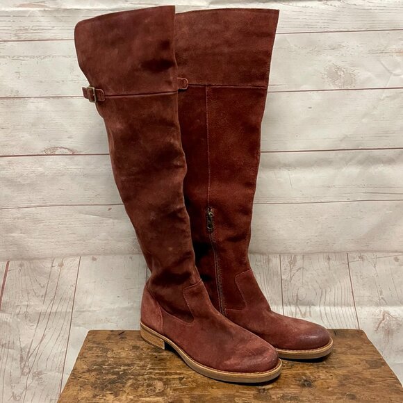 Kork-Ease Addison's over-the-knee suede boots - Picture 1 of 11